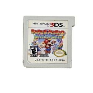 Paper Mario Sticker Star Nintendo 3DS Game Cartridge Only Authentic